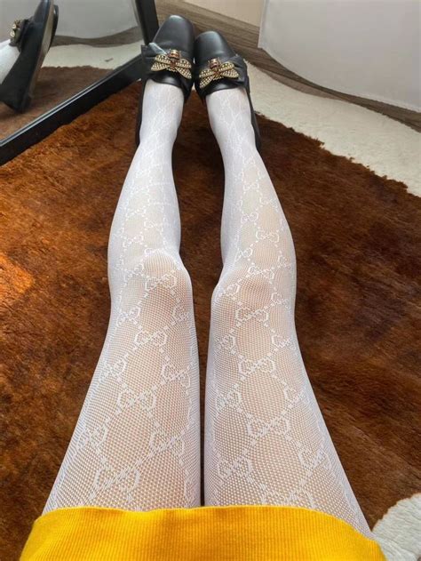 collant gucci blanc